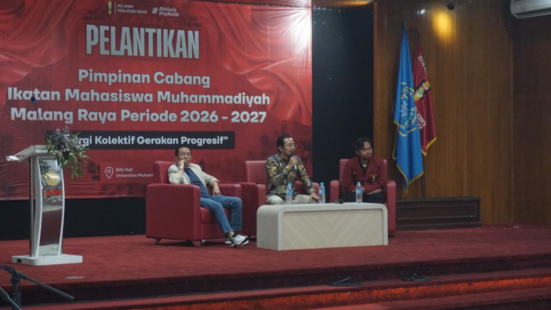 Pimpinan Cabang IMM Malang Raya Periode 2026/2027 Dilantik, Bahas Peran Strategis Kader lewat Talkshow